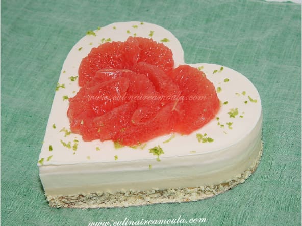 Entremet magique aux agrumes