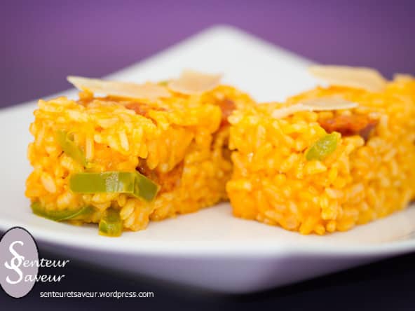 Risotto au chorizo et au safran