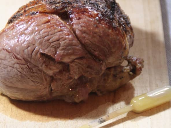 Gigot d'Agneau au Beurre de Gingembre