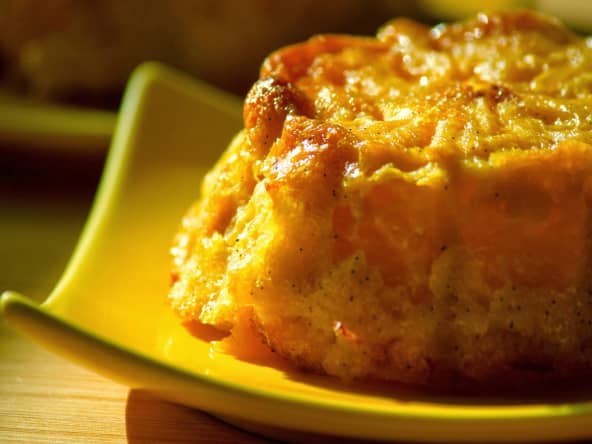 Mini bread puddings à la clémentine