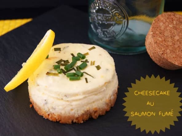Cheesecake au saumon fumé