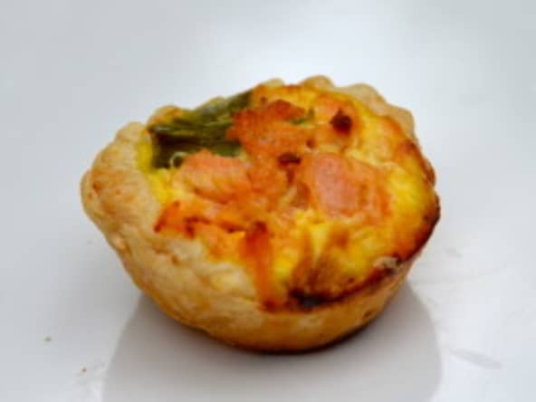 Mini tartelettes au saumon