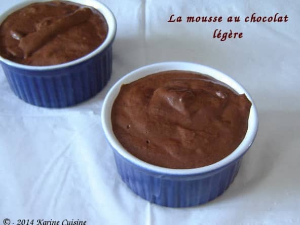 La mousse au chocolat légère