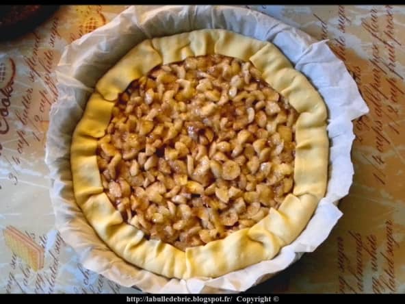 Tarte banane spéculoos