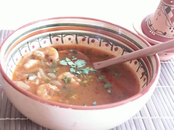 Soupe aux crevettes