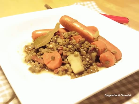 Potée aux lentilles vertes