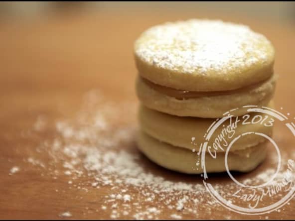 Alfajores au dulce de leche