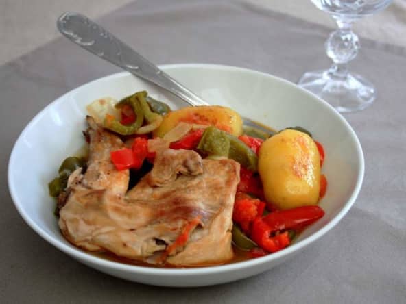 La recette du lapin basquaise