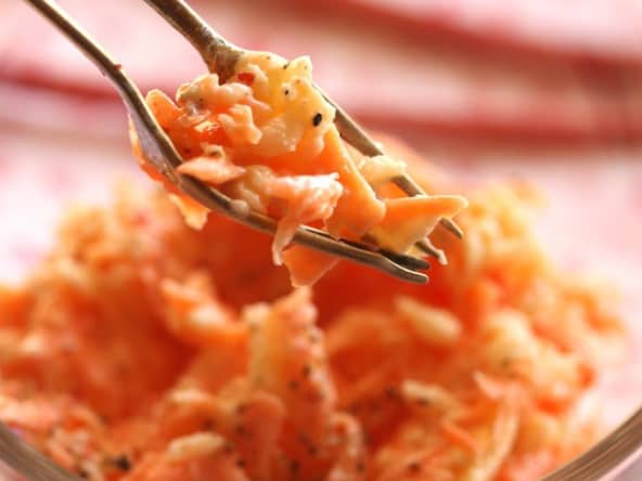 Une petite salade carottes et pommes