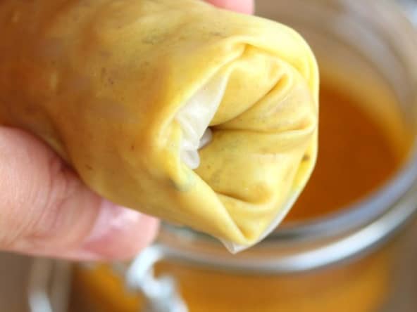 Nem de poulet au curry