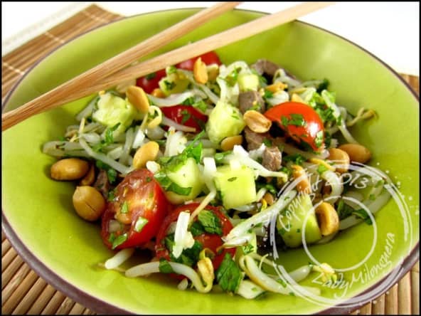 Yam Nua, salade de bœuf à la thaï