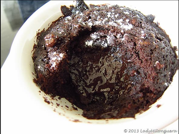 Fondant mortel chocolat et Spéculoos de Christophe Felder