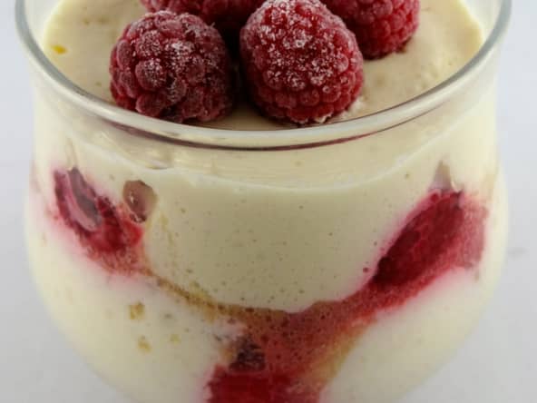Tiramisu aux framboises
