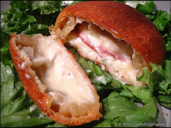 Chaussons de chèvre au bacon