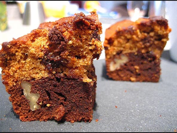 Brookies aux noix de pécan
