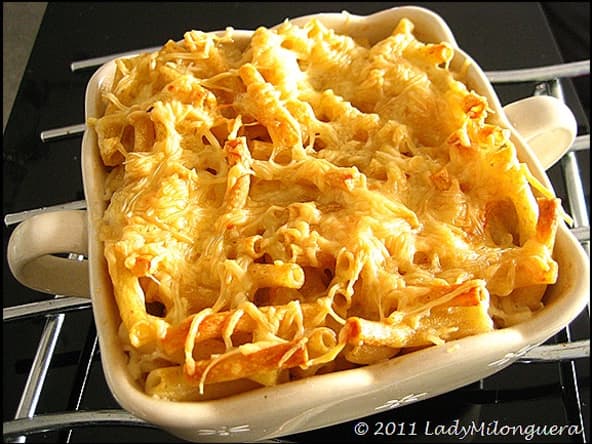 Gratin de macaroni au gruyère