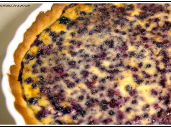 Tarte nordique aux myrtilles "bláberja baka"