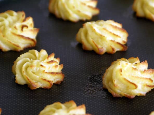 Gros plan sur des pommes Duchesse