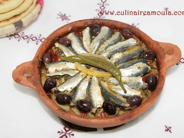 Tajine de sardines à la sauce chermoula