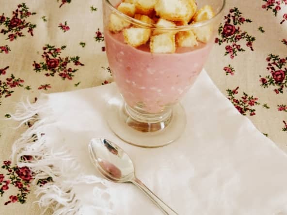 Charlotte à la Framboise en verrine