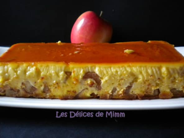 Terrine fondante pommes et caramel