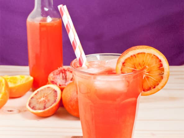 Orangeade espagnole à la fleur d'oranger