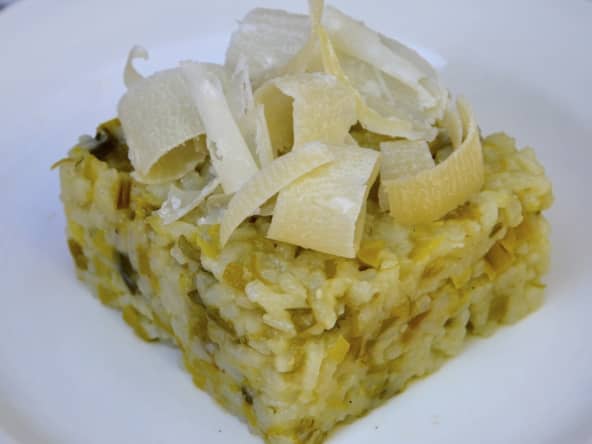 Risotto aux poireaux