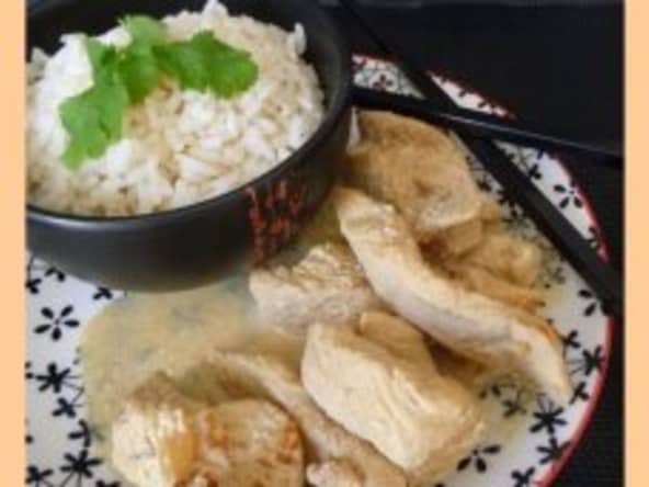 Curry de dinde au lait de coco