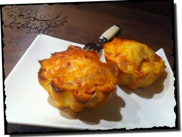 Mini quiche lorraine sans pâte