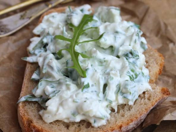 Fromage frais au radis noir