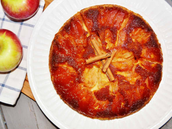 Renversé pommes-caramel façon tatin