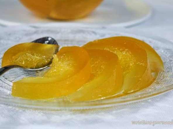 Pamplemousses confits d'après la Chef Anne Sophie Pic