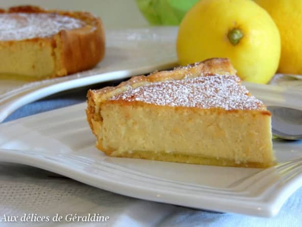 Tarte ricotta-citron