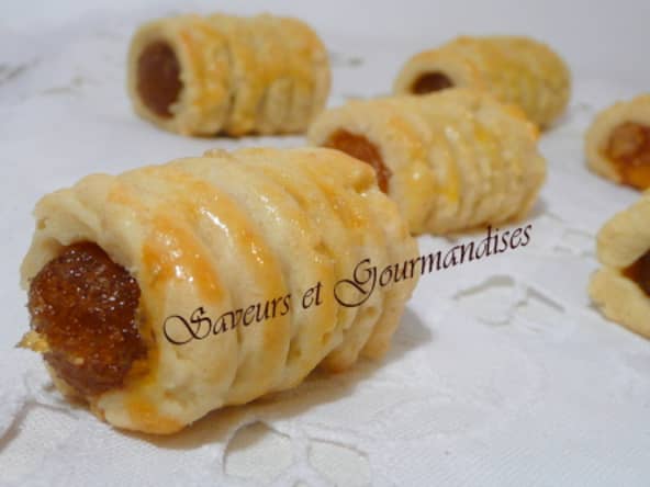 Biscuits roulés à l'ananas