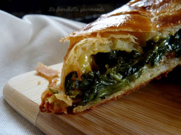 Chausson à la pâte feuilletée levée