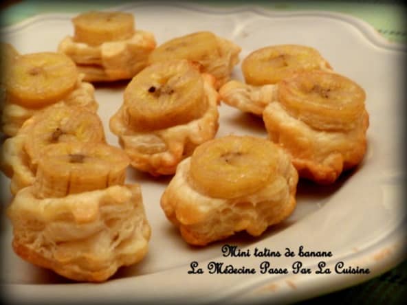 Mini-tatins à la banane