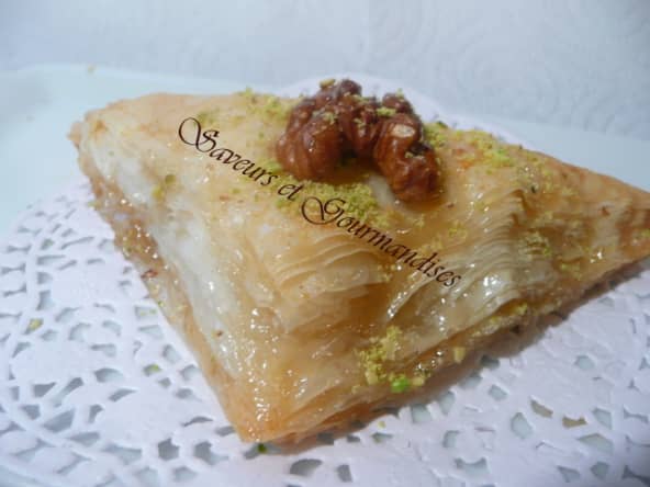 Baklawa en triangles.