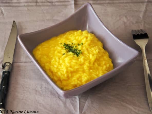 Le risotto à la milanaise