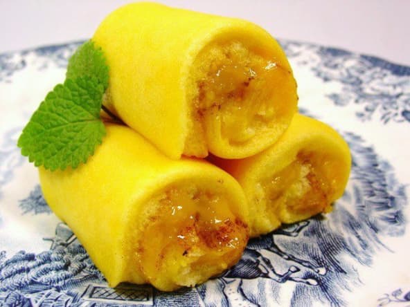 Tortas de Azeitão portugais : des rouleaux avec crème d'oeufs