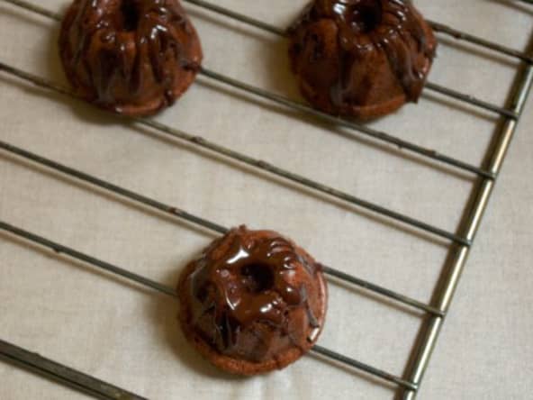 Mini bundt au chocolat