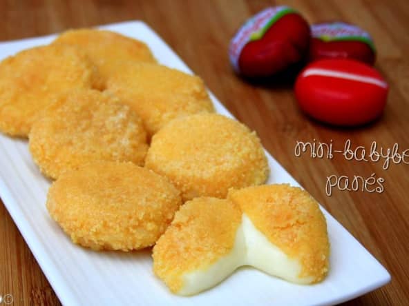 Mini-babybel pané