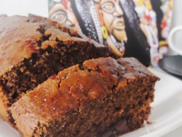 Cake au chocolat basilic