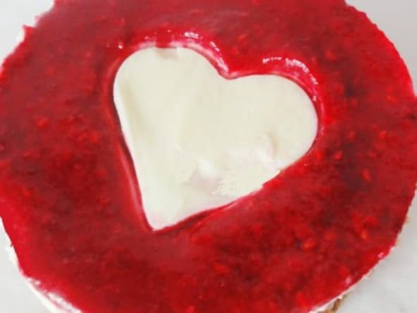 Cheesecake citron framboise