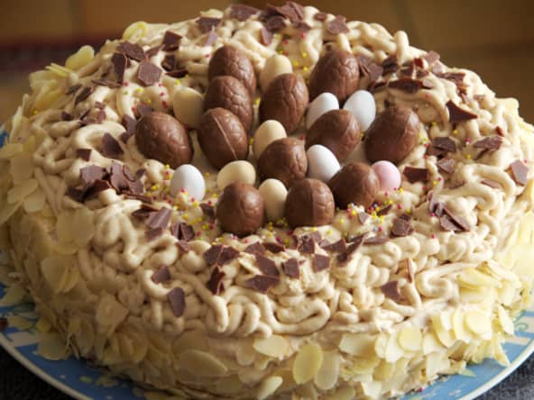 Nid de Pâques à la noisette