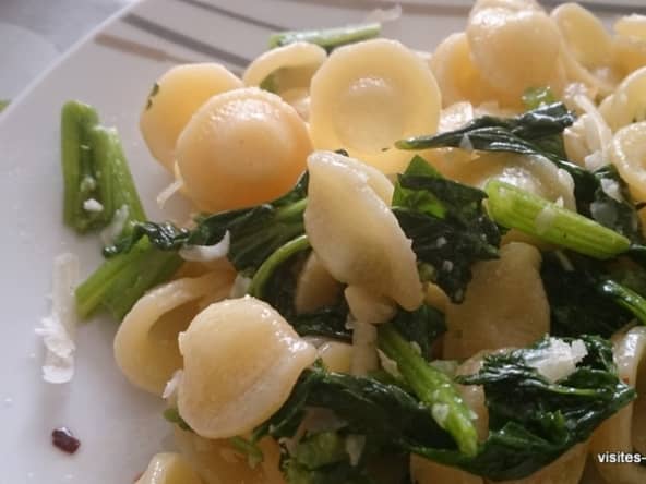 Orecchiette alle cime di rapa comme dans les Pouilles