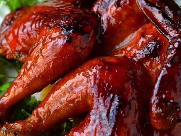 Poulet laqué au Ginger Ale