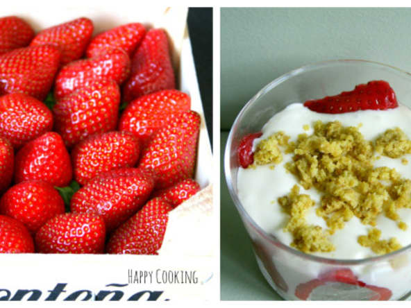 Tiramisu aux fraises et à la pistache