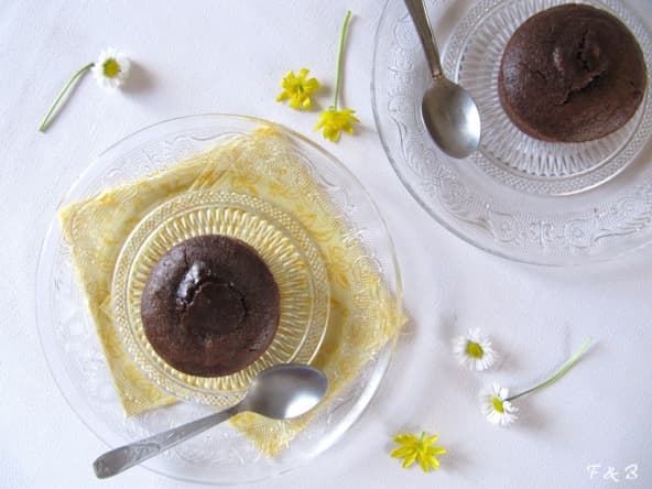 Fondants au chocolat et potiron