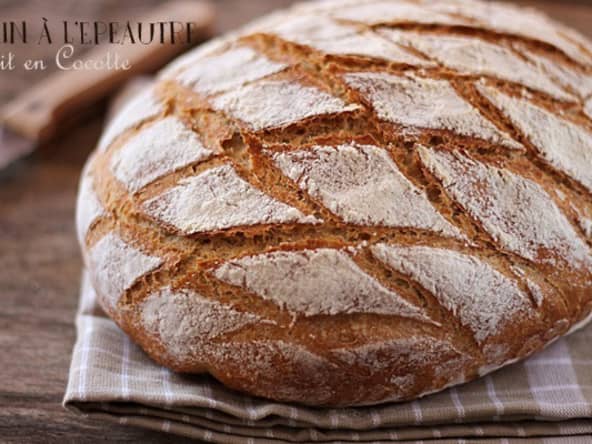 Pain à l’Epeautre cuit en Cocotte