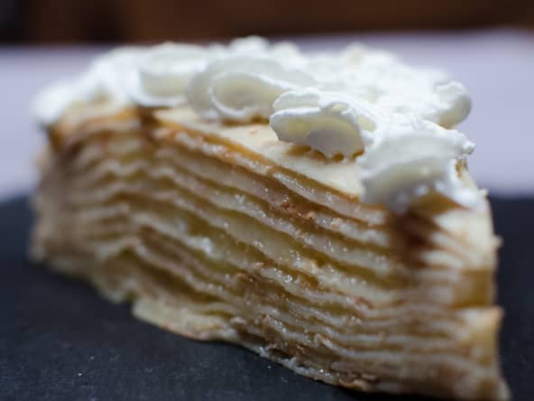 Gâteau de crêpes au lemon curd pour la Chandeleur